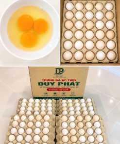 Trứng Gà Ác Tươi Duy Phát Thùng 150 Quả – Trứng Sạch, Tươi Mỗi Ngày