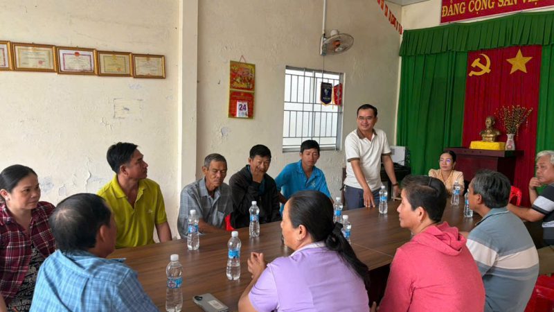 Duy Phát triển khai mô hình vịt siêu trứng tại xã Mỹ Hương, Cần Thơ